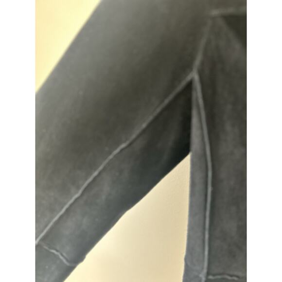 VTG Nancy Bolen City Girl Suede Jacket Sm Womens Leather Boho Black Whimisgoth - Picture 5 of 16